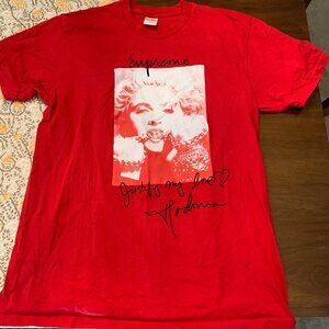 Supreme Madonna Tee in Red
